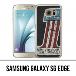 Carcasa Samsung Galaxy S6 Edge - Logotipo de Harley Davidson