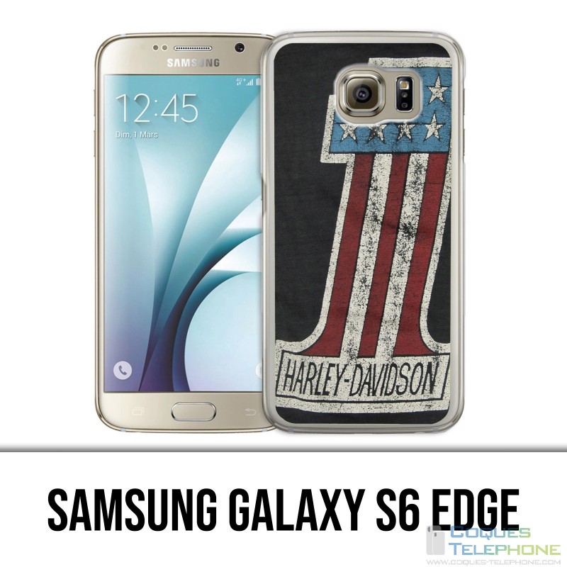 Coque Samsung Galaxy S6 EDGE - Harley Davidson Logo