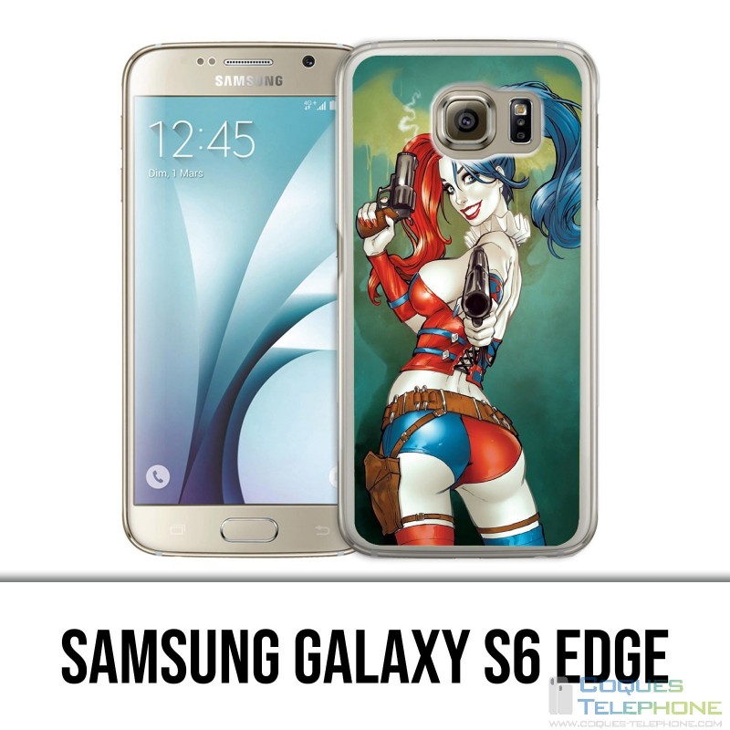 Custodia per Samsung Galaxy S6 Edge - Harley Quinn Comics