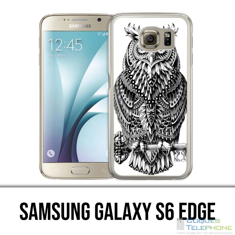 Carcasa Samsung Galaxy S6 edge - Owl Azteque