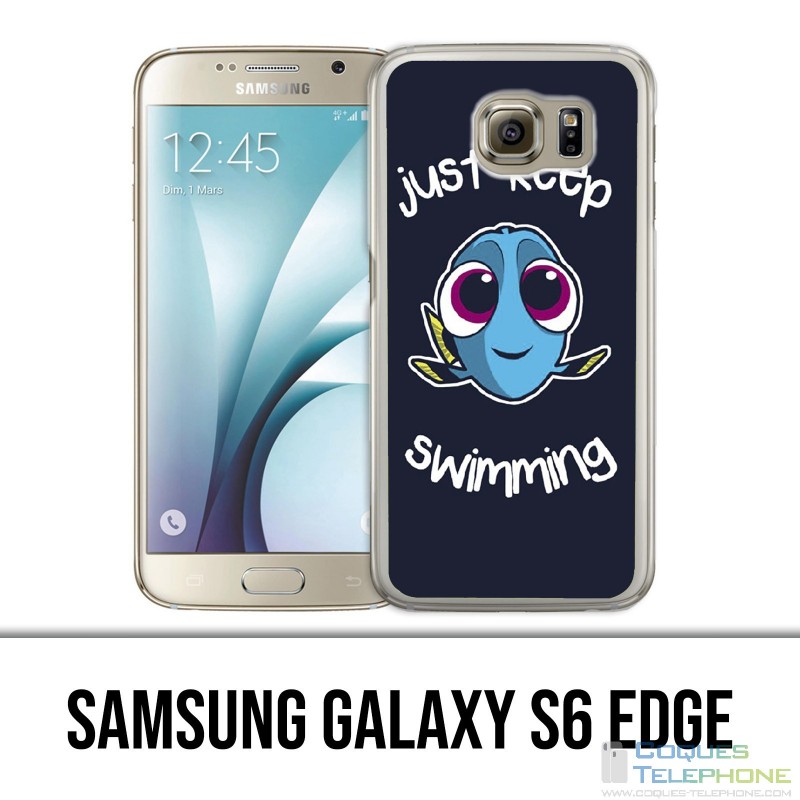 Coque Samsung Galaxy S6 EDGE - Just Keep Swimming