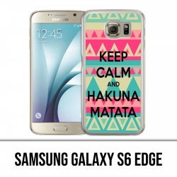 Carcasa Samsung Galaxy S6 Edge - Keep Calm Hakuna Mattata