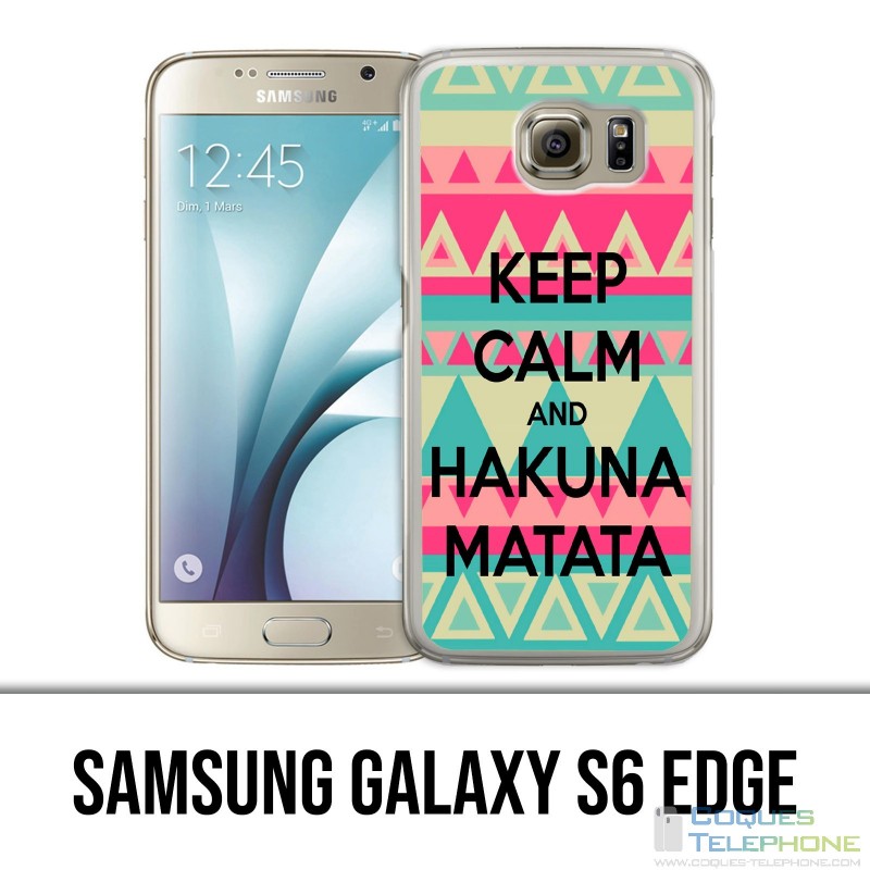 Coque Samsung Galaxy S6 EDGE - Keep Calm Hakuna Mattata