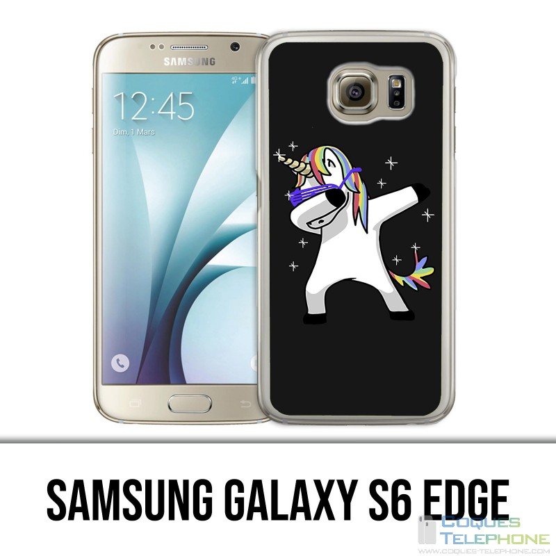 Samsung Galaxy S6 Edge Hülle - Unicorn Dab
