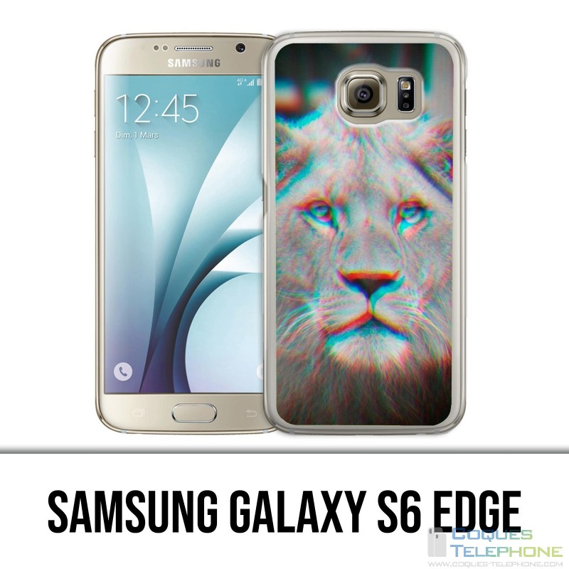 Coque Samsung Galaxy S6 EDGE - Lion 3D