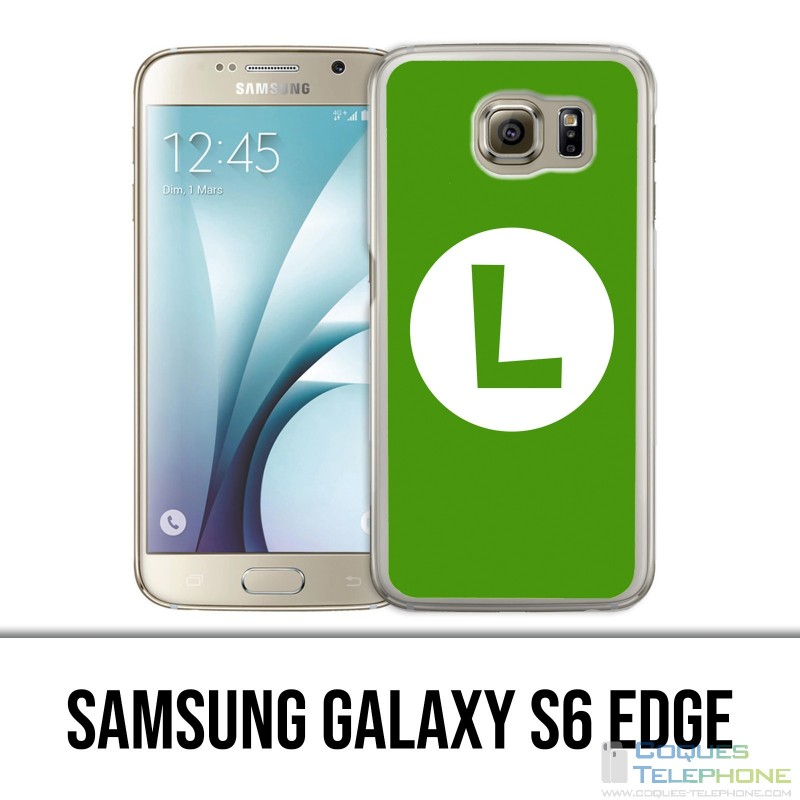 Samsung Galaxy S6 Edge Hülle - Mario Logo Luigi