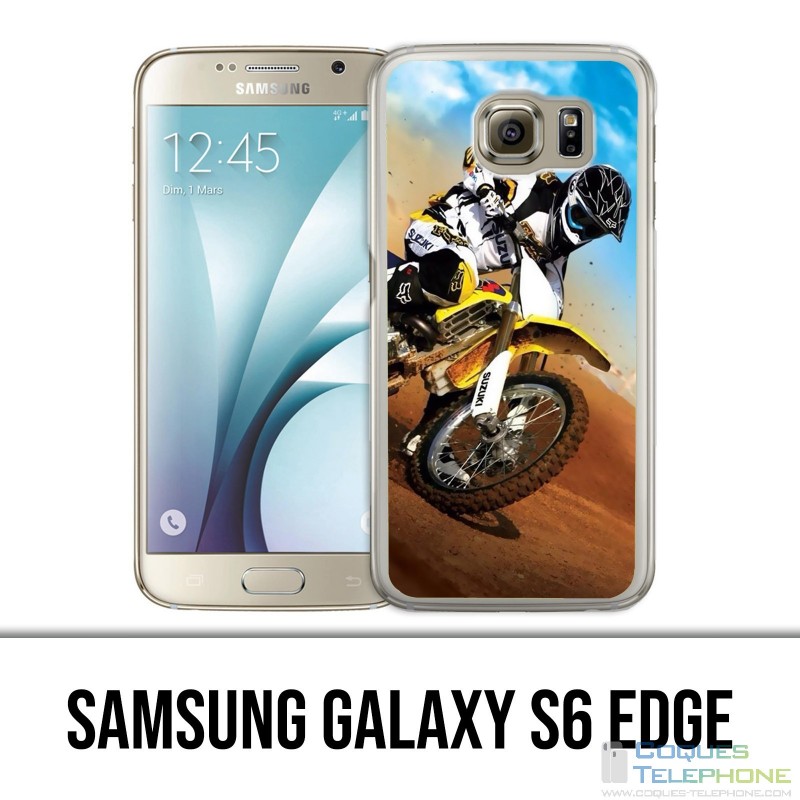 Carcasa Samsung Galaxy S6 Edge - Motocross arena