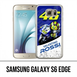 Samsung Galaxy S6 Edge Hülle - Motogp Rossi Cartoon