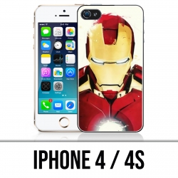 IPhone 4 / 4S Hülle - Iron Man Paintart