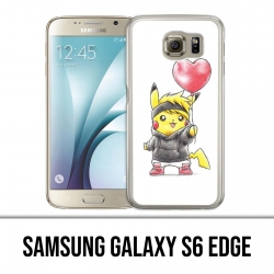 Samsung Galaxy S6 Edge Hülle - Pokemon Baby Pikachu