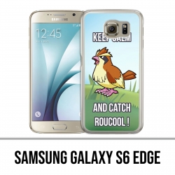 Carcasa Samsung Galaxy S6 Edge - Pokémon Go Catch Roucool