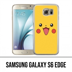 Carcasa Samsung Galaxy S6 Edge - Tarjeta de identificación Pokémon Pikachu