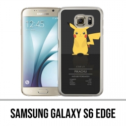 Samsung Galaxy S6 Edge Hülle - Pokémon Pikachu