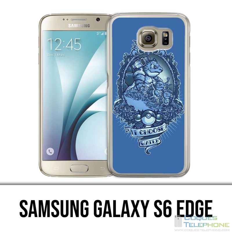 Carcasa Samsung Galaxy S6 Edge - Pokemon Water