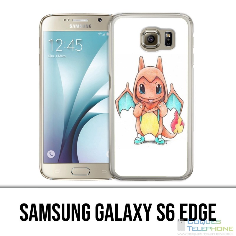 Custodia edge Samsung Galaxy S6 - Baby Pokémon Salameche