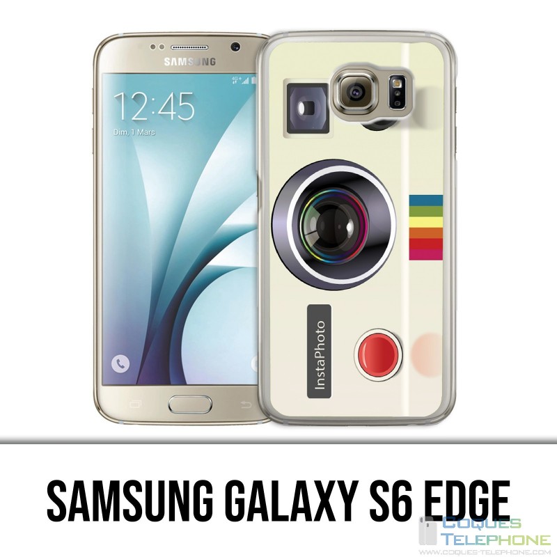 Coque Samsung Galaxy S6 edge - Polaroid Arc En Ciel Rainbow