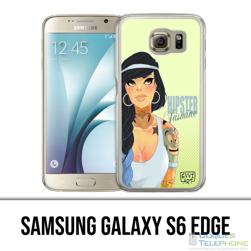 Carcasa Samsung Galaxy S6 edge - Disney Princess Jasmine Hipster