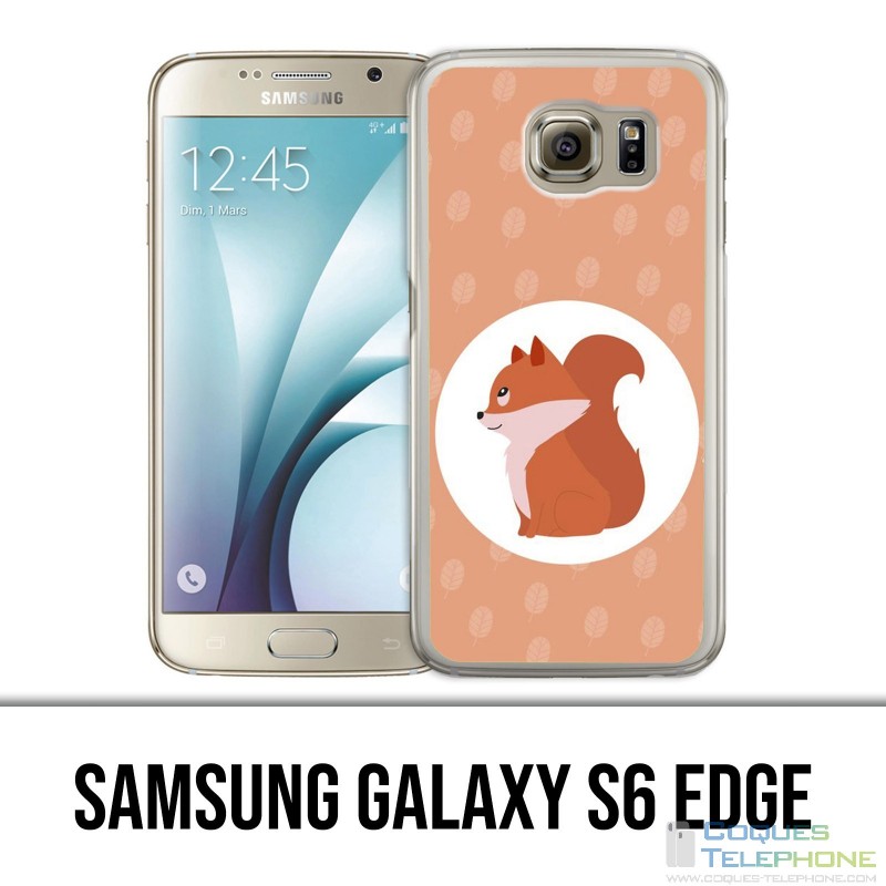 Coque Samsung Galaxy S6 EDGE - Renard Roux