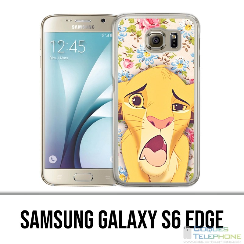 Custodia per Samsung Galaxy S6 Edge - Lion King Simba Grimace