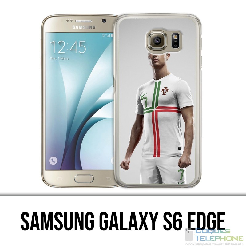 Carcasa Samsung Galaxy S6 Edge - Ronaldo Football Splash