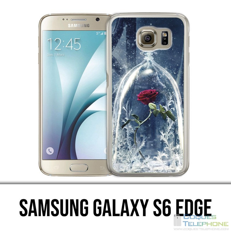 Coque Samsung Galaxy S6 EDGE - Rose Belle Et La Bete