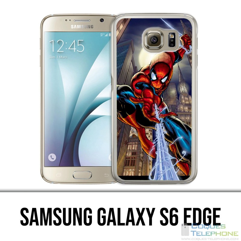 Coque Samsung Galaxy S6 EDGE - Spiderman Comics