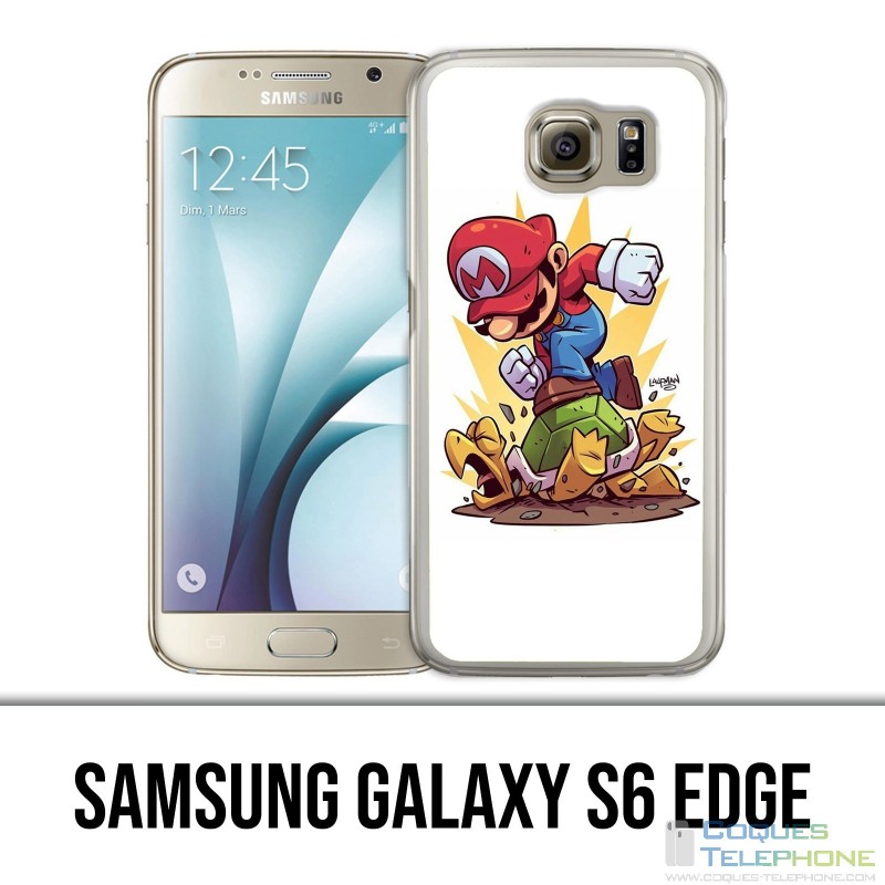 Coque Samsung Galaxy S6 EDGE - Super Mario Tortue Cartoon