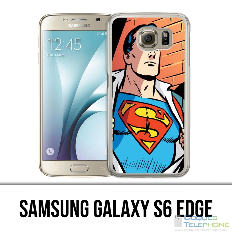 Samsung Galaxy S6 Edge Hülle - Superman Comics