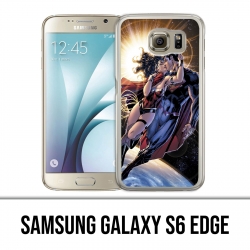 Coque Samsung Galaxy S6 EDGE - Superman Wonderwoman