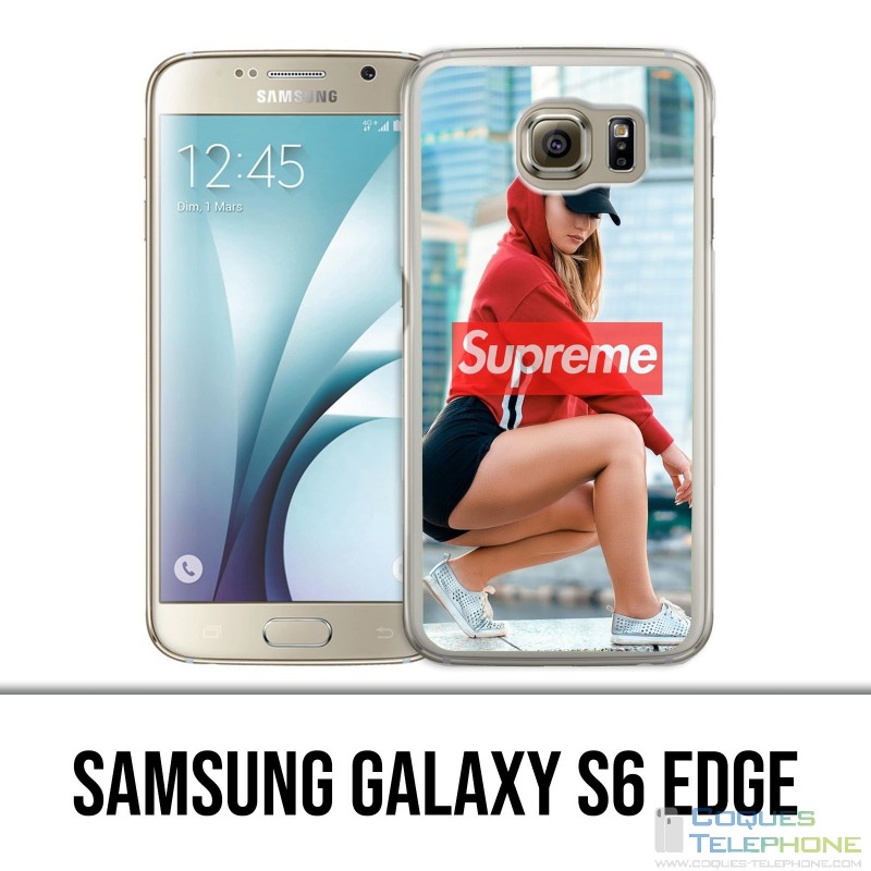 Samsung Galaxy S6 Edge Case - Supreme Girl Back