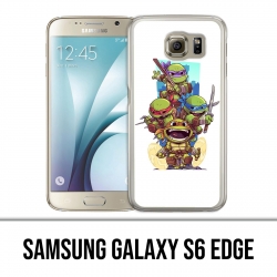 Samsung Galaxy S6 Edge Hülle - Cartoon Ninja Turtles