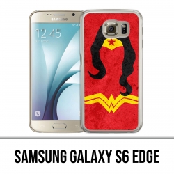 Samsung Galaxy S6 Edge Hülle - Wonder Woman Art
