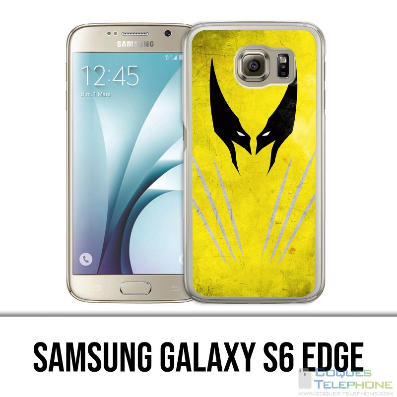 Samsung Galaxy S6 Edge Hülle - Xmen Wolverine Art Design