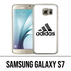 Samsung Galaxy S7 Hülle - Adidas Logo Weiß