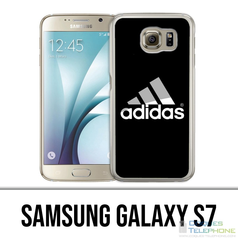 Custodia Samsung Galaxy S7 - Logo Adidas nero