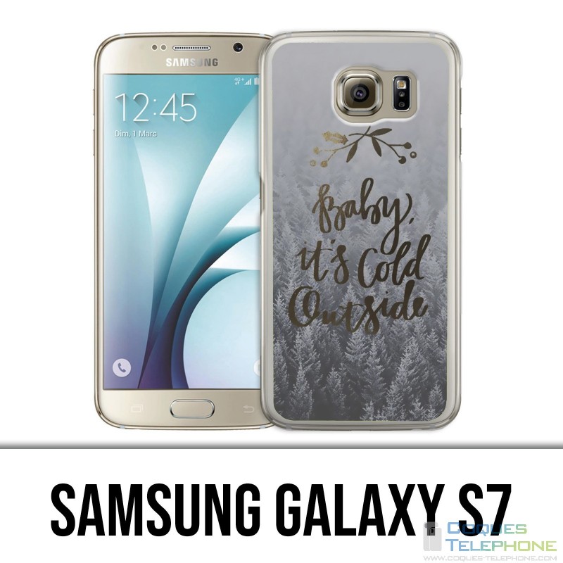 Coque Samsung Galaxy S7  - Baby Cold Outside