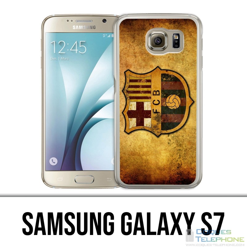 Custodia Samsung Galaxy S7 - Barcelona Vintage Football