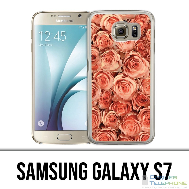 Carcasa Samsung Galaxy S7 - Ramo de Rosas