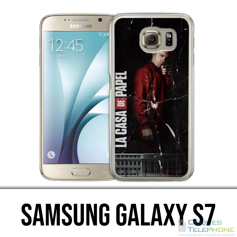 Custodia Samsung Galaxy S7 - Maschera divisa Casa De Papel Berlin
