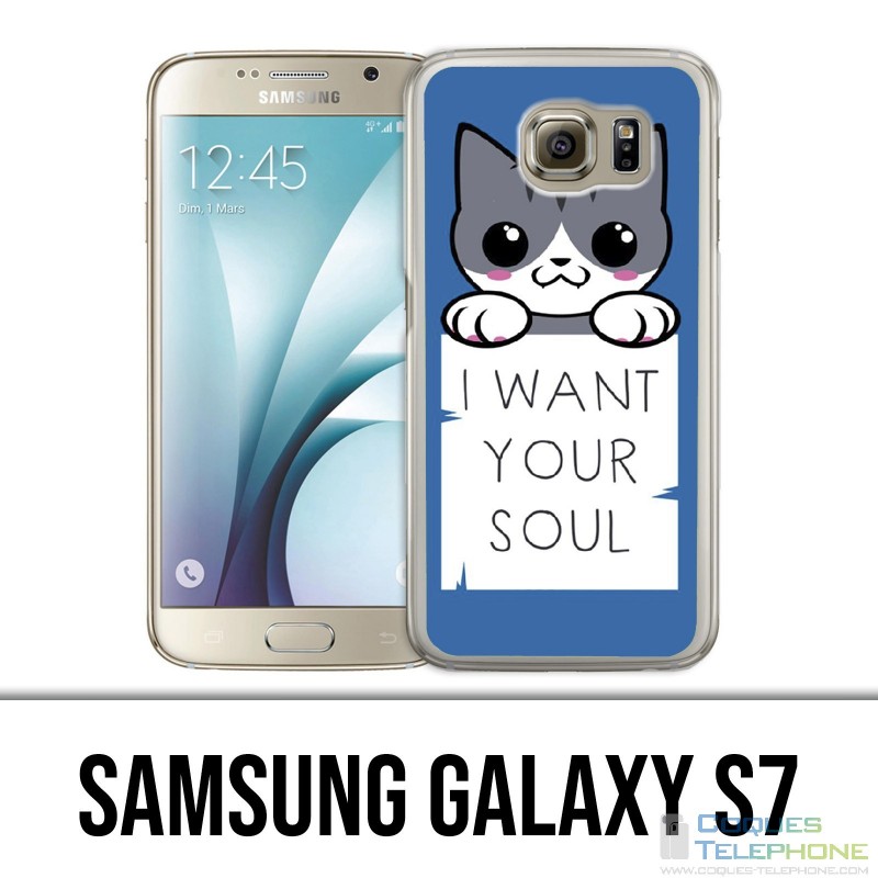 Carcasa Samsung Galaxy S7 - Chat Quiero tu alma