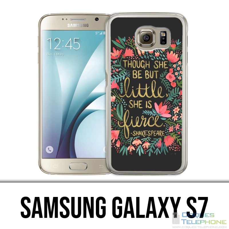 Samsung Galaxy S7 Hülle - Shakespeare-Zitat