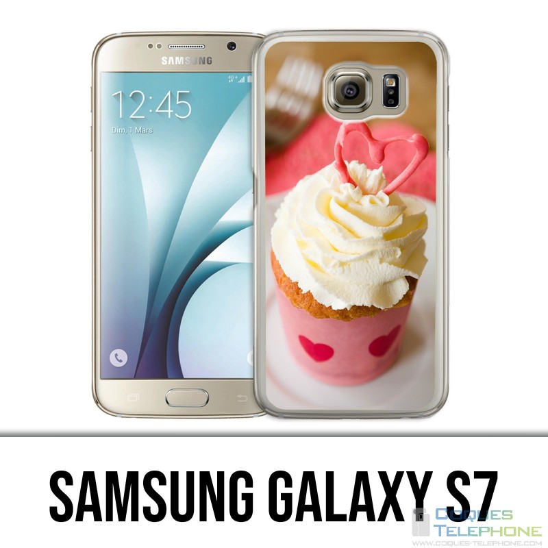 Funda Samsung Galaxy S7 - Pink Cupcake