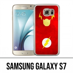 Custodia Samsung Galaxy S7 - Dc Comics Flash Art Design