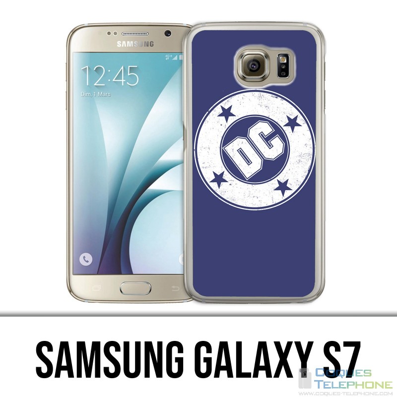 Samsung Galaxy S7 Hülle - Dc Comics Vintage Logo