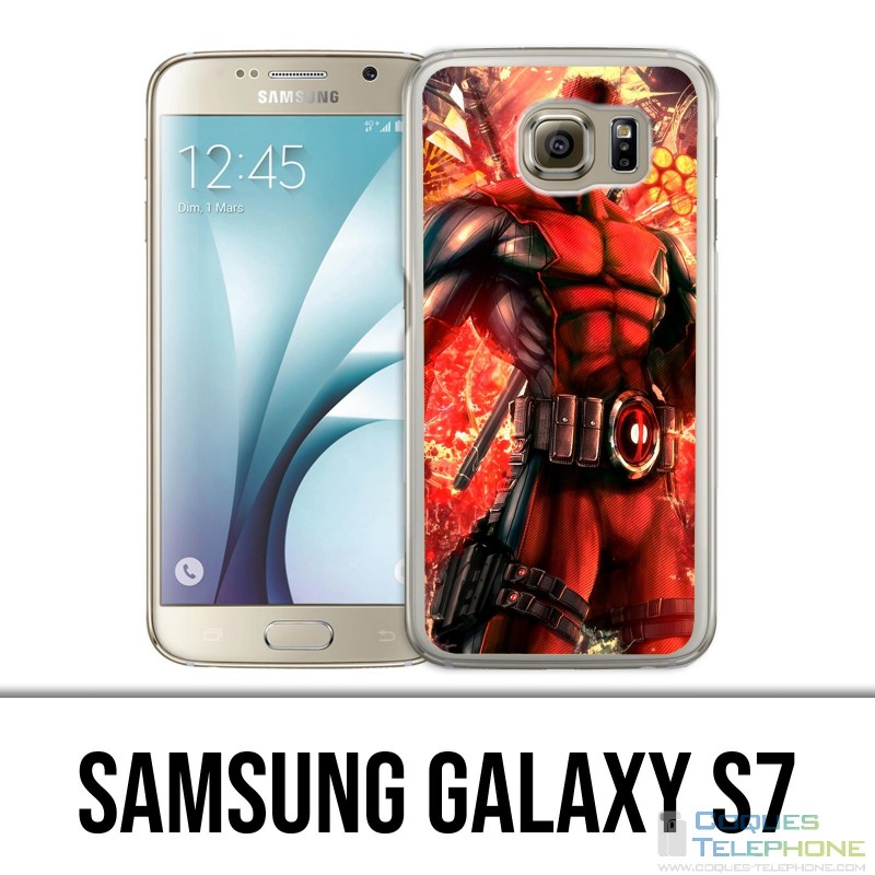 Coque Samsung Galaxy S7  - Deadpool Comic