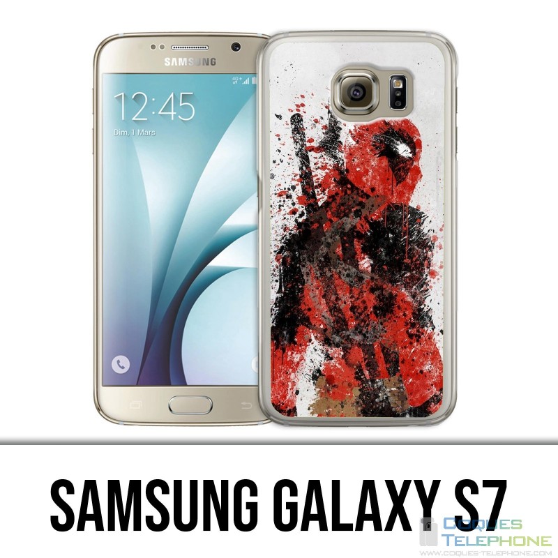 Custodia Samsung Galaxy S7 - Deadpool Paintart