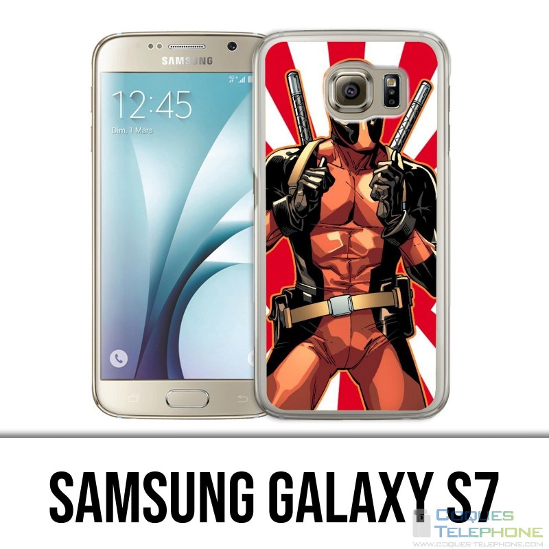 Samsung Galaxy S7 Hülle - Deadpool Redsun