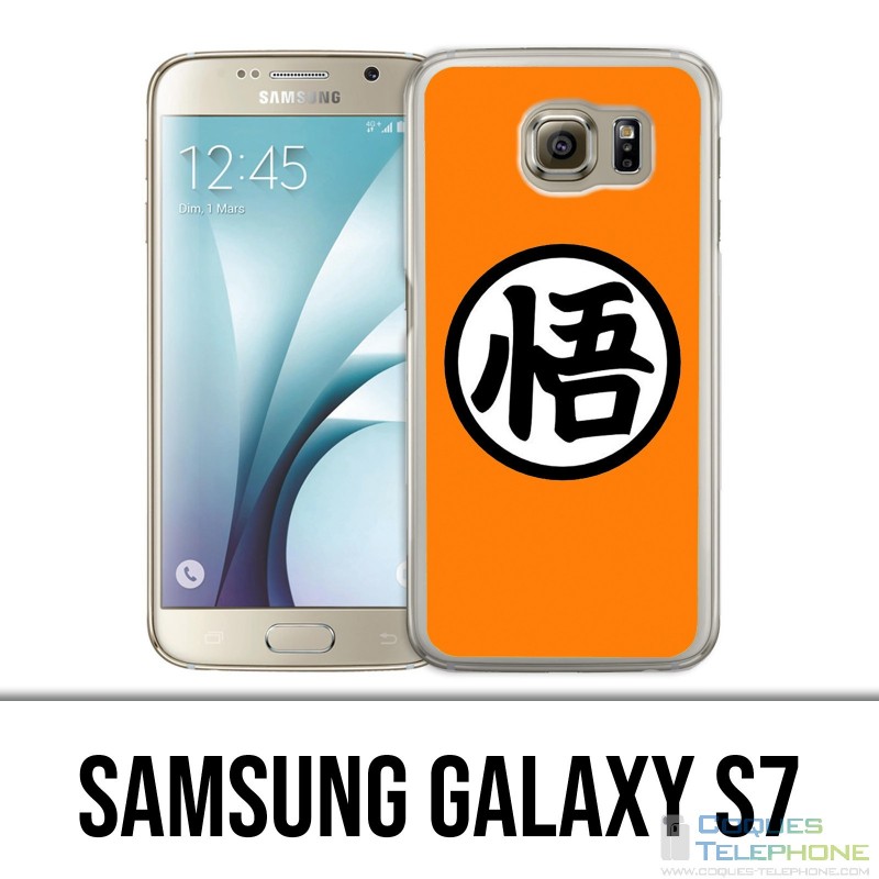 Carcasa Samsung Galaxy S7 - Logotipo de Dragon Ball Goku