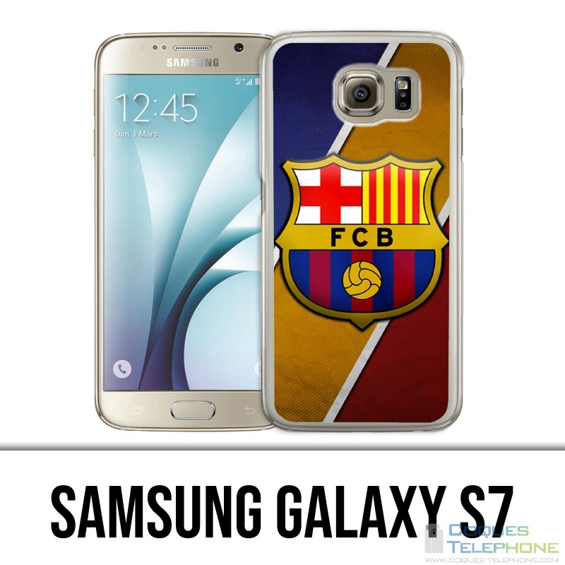 Samsung Galaxy S7 Hülle - Fußball Fc Barcelona
