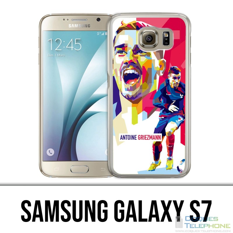 Samsung Galaxy S7 Hülle - Fußball Griezmann
